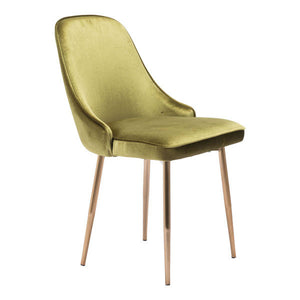 Merritt Dining Chair Green Velvet